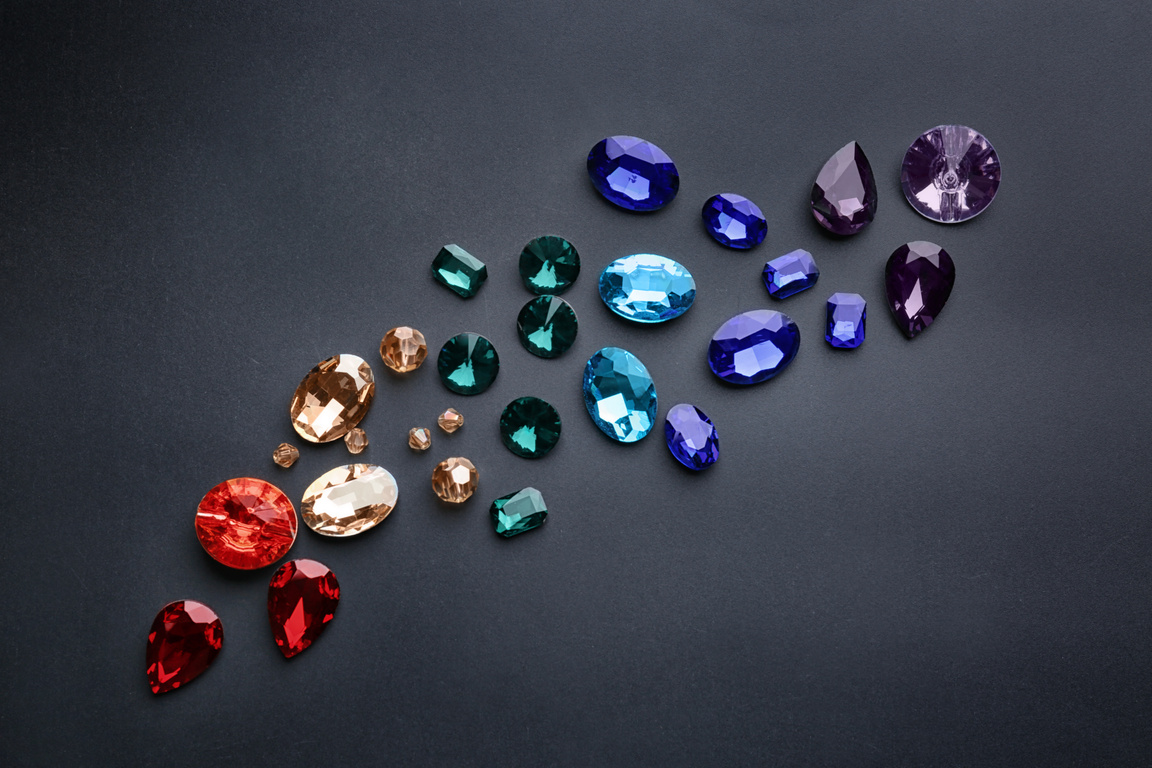 Colorful Precious Stones for Jewelry Making 